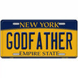 Godfather New York Metal Novelty License Plate 24" x 12" (LLP)