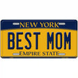 Best Mom New York Metal Novelty License Plate 24" x 12" (LLP)