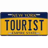 Tourist New York Metal Novelty License Plate 24" x 12" (LLP)