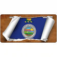 Kansas Flag Scroll Metal Novelty License Plate 24" x 12" (LLP)