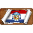 Missouri Flag Scroll Metal Novelty License Plate 24" x 12" (LLP)