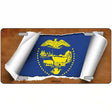 Oregon Flag Scroll Metal Novelty License Plate 24" x 12" (LLP)