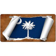 South Carolina Flag Scroll Metal Novelty License Plate 24" x 12" (LLP)