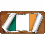 Ireland Flag Scroll Metal Novelty License Plate 24" x 12" (LLP)