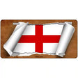 England Flag Scroll Metal Novelty License Plate 24" x 12" (LLP)