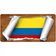 Colombia Flag Scroll Metal Novelty License Plate 24" x 12" (LLP)