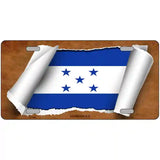 Honduras Flag Scroll Metal Novelty License Plate 24" x 12" (LLP)