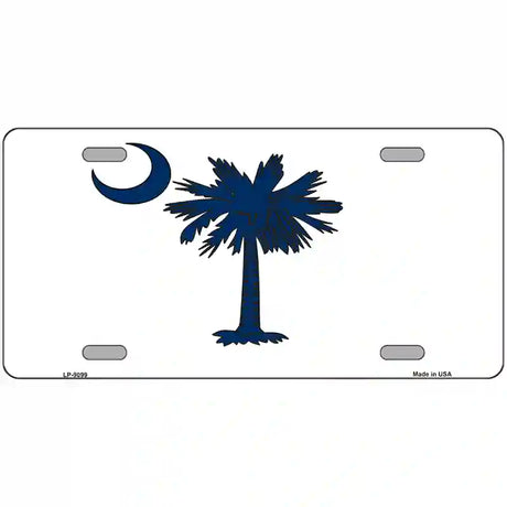 South Carolina Inverted Flag Metal Novelty License Plate 24" x 12" (LLP)