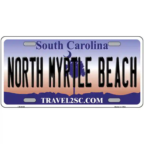 North Myrtle Beach South Carolina Metal Novelty License Plate 24" x 12" (LLP)