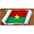 Burkina Faso Flag Scroll Metal Novelty License Plate 24" x 12" (LLP)