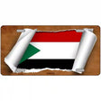 Sudan Flag Scroll Metal Novelty License Plate 24" x 12" (LLP)