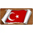 Turkey Flag Scroll Metal Novelty License Plate 24" x 12" (LLP)