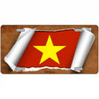 Vietnam Flag Scroll Metal Novelty License Plate 24" x 12" (LLP)