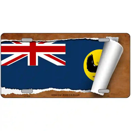 South Australia Flag Scroll Metal Novelty License Plate 24" x 12" (LLP)