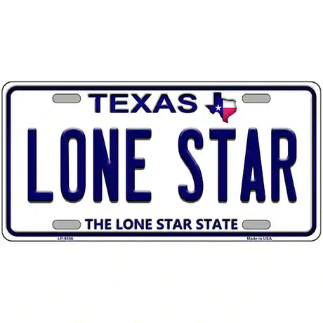 Lone Star Texas Novelty Metal License Plate 24" x 12" (LLP)