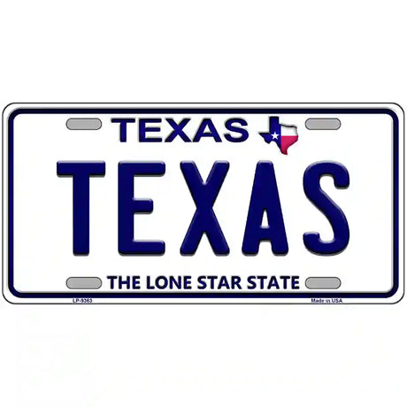 Texas Novelty Metal License Plate 24" x 12" (LLP)