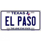 El Paso Texas Novelty Metal License Plate 24" x 12" (LLP)