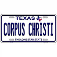 Corpus Christi Texas Novelty Metal License Plate 24" x 12" (LLP)