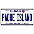 Padre Island Texas Novelty Metal License Plate 24" x 12" (LLP)