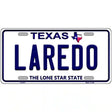 Laredo Texas Novelty Metal License Plate 24" x 12" (LLP)