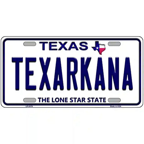 Texarkana Texas Novelty Metal License Plate 24" x 12" (LLP)