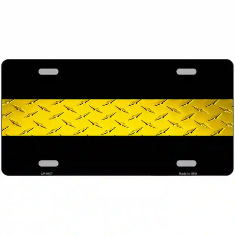 Dispatcher Diamond Novelty Metal License Plate 24" x 12" (LLP)