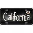 California Flag Script Metal Novelty License Plate 24" x 12" (LLP)