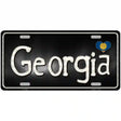 Georgia Flag Script Metal Novelty License Plate 24" x 12" (LLP)