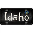 Idaho Flag Script Metal Novelty License Plate 24" x 12" (LLP)