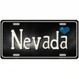 Nevada Flag Script Metal Novelty License Plate 24" x 12" (LLP)