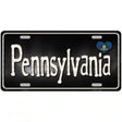 Pennsylvania Flag Script Metal Novelty License Plate 24" x 12" (LLP)