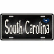 South Carolina Flag Script Metal Novelty License Plate 24" x 12" (LLP)