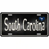 South Carolina Flag Script Metal Novelty License Plate 24" x 12" (LLP)