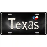 Texas Flag Script Metal Novelty License Plate 24" x 12" (LLP)