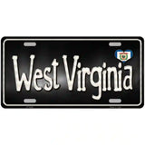 West Virginia Flag Script Metal Novelty License Plate 24" x 12" (LLP)