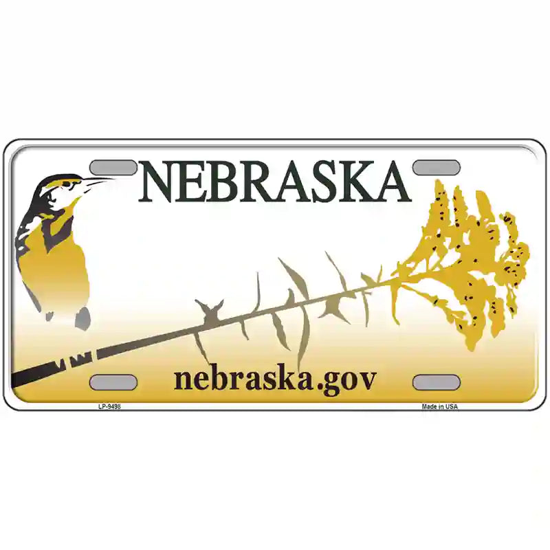 Nebraska Novelty Metal License Plate 24" x 12" (LLP) / Yes