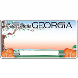 Georgia Peach State Blank Novelty Metal License Plate 24" x 12" (LLP)