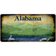 Alabama Rusty Novelty Metal License Plate 24" x 12" (LLP) / Yes