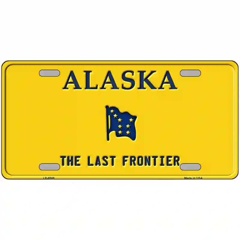 Alaska Novelty Metal License Plate 24" x 12" (LLP) / Yes