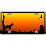 Donkey Blank Scenic Novelty Metal License Plate 24" x 12" (LLP)