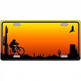 Biker Blank Scenic Novelty Metal License Plate 24" x 12" (LLP)