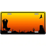 Boot Blank Scenic Novelty Metal License Plate 24" x 12" (LLP)