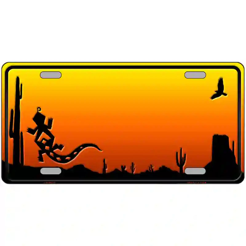 Lizard Blank Scenic Novelty Metal License Plate 24" x 12" (LLP)