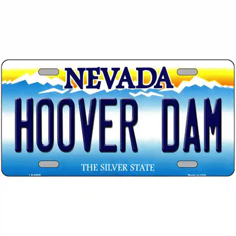 Hoover Dam Nevada Novelty Metal License Plate 24" x 12" (LLP)