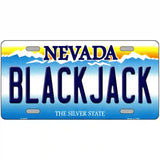 Black Jack Nevada Novelty Metal License Plate 24" x 12" (LLP)