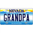 Grandpa Nevada Novelty Metal License Plate 24" x 12" (LLP)