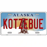 Kotzebue Alaska State Novelty Metal License Plate 24" x 12" (LLP)