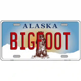 Bigfoot Alaska State Novelty Metal License Plate 24" x 12" (LLP)