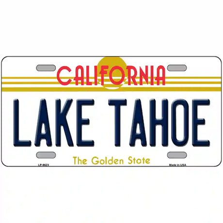 Lake Tahoe California Novelty Metal License Plate 24" x 12" (LLP)