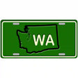 WA State Novelty Metal License Plate 24" x 12" (LLP)